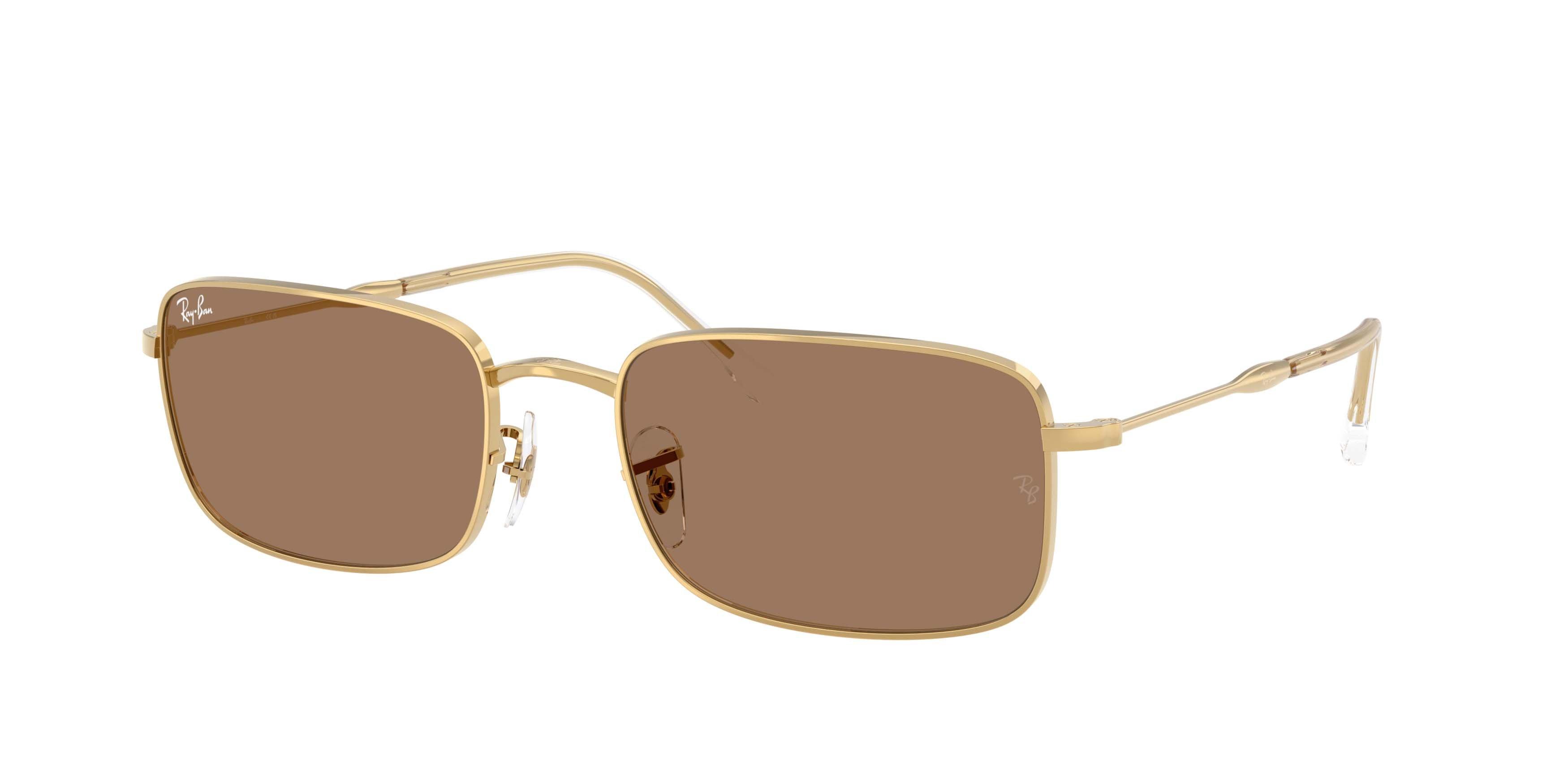 Ray-Ban RB3746 Brown Sunglasses – Polished Arista Gold